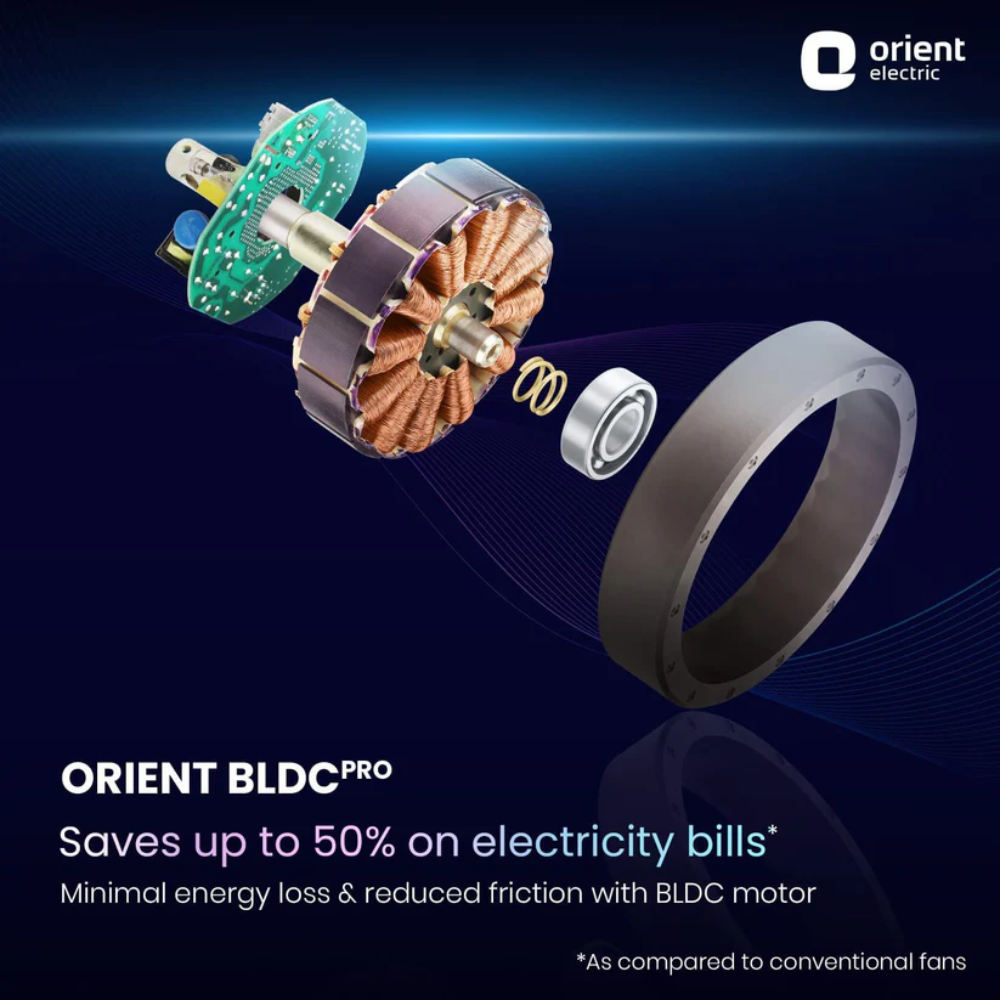 AEROSENSE SMART BLDC CEILING FAN UNDERLIGHT DUNE GOLD